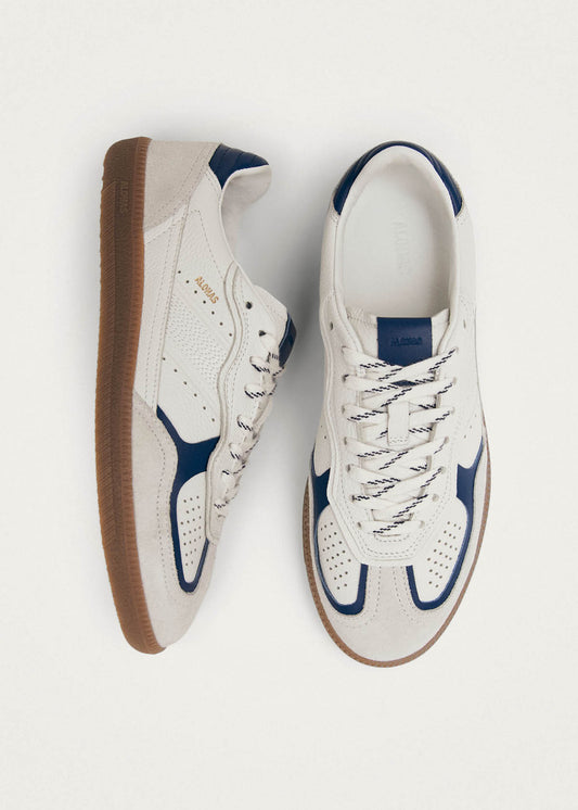 Tb.490 Rife Grain White Navy Leather Sneakers-image