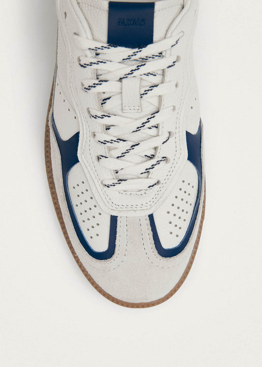 Tb.490 Rife Grain White Navy Leather Sneakers-image