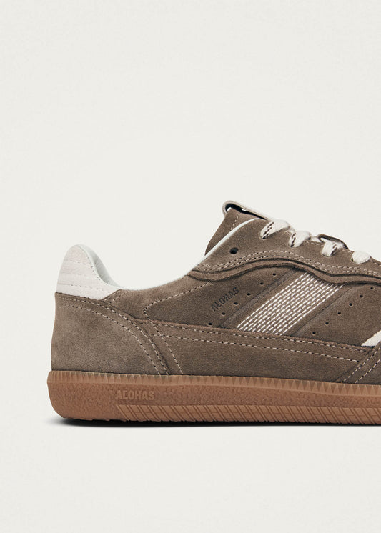 Tb.490 Rife Taupe Leather Sneakers-image