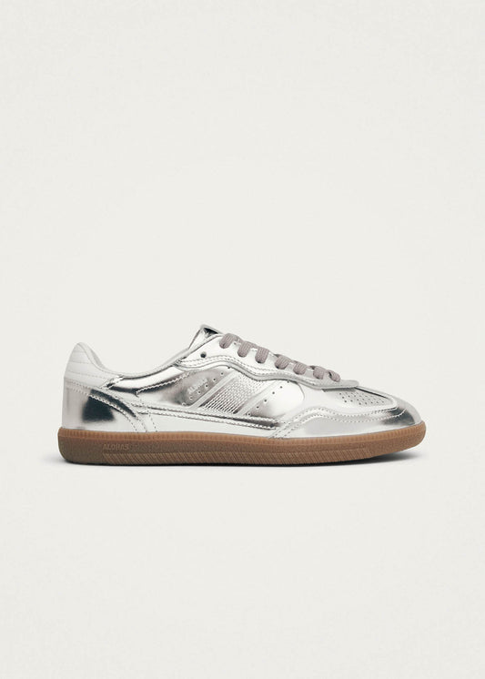 Tb.490 Rife Shimmer Silver Cream Leather Sneakers-image