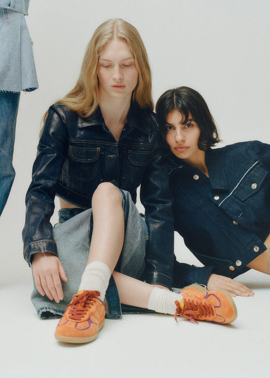Tb.490 Rife Orange Leather Sneakers-image